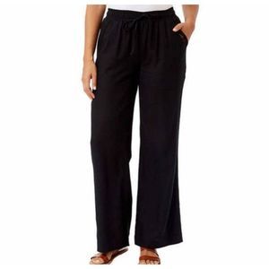 NWT 😍 Briggs Black Linen XL and L Lightweight Pant w/ 30" Inseam